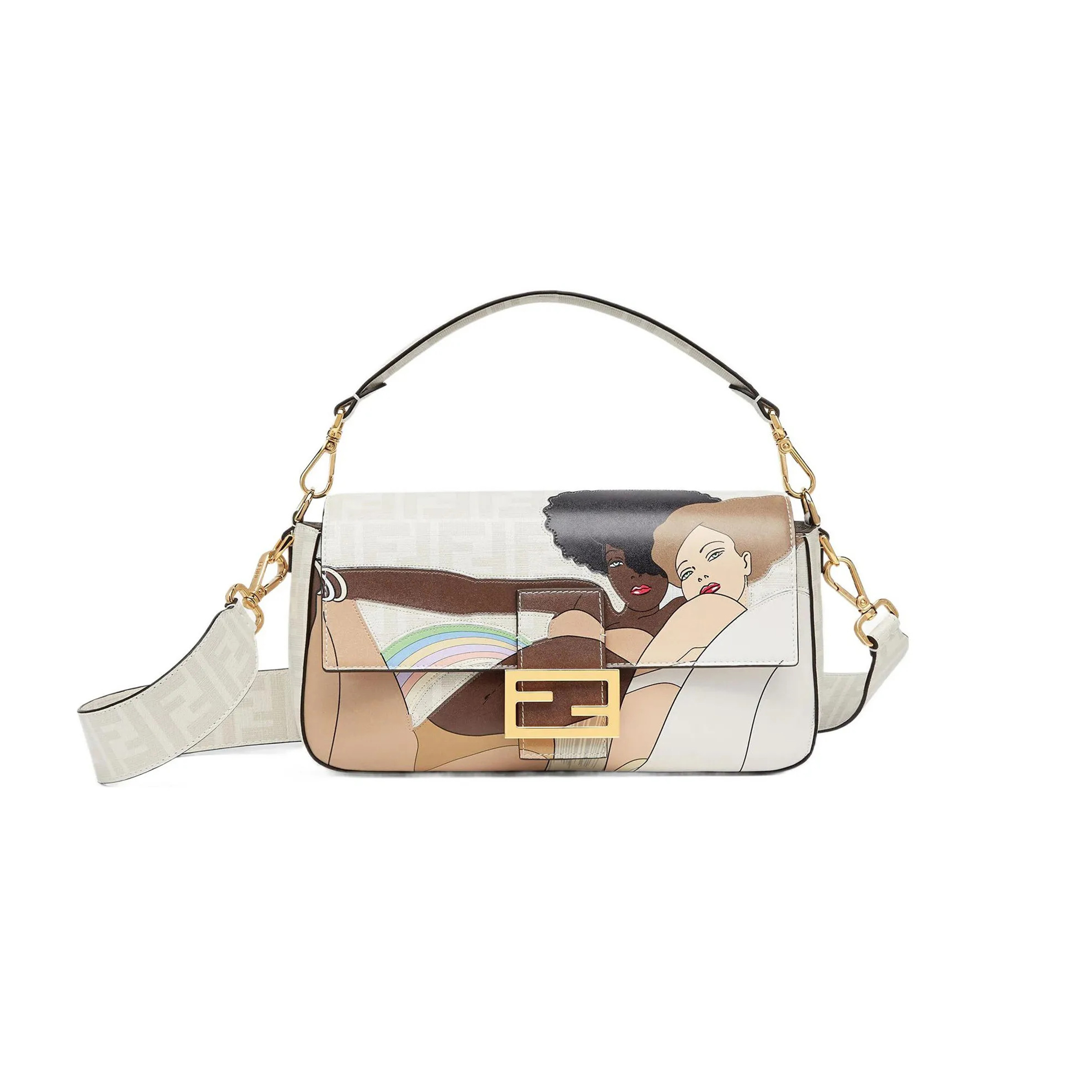 F**di baguette bag 8br600ajh1f1gf8 (27*15*6m)